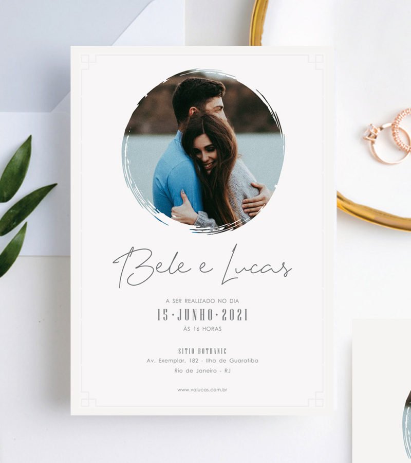 Featured image of post Convite De Casamento Azul E Amarelo Para Imprimir Convites de casamento com fita azul diferente foto