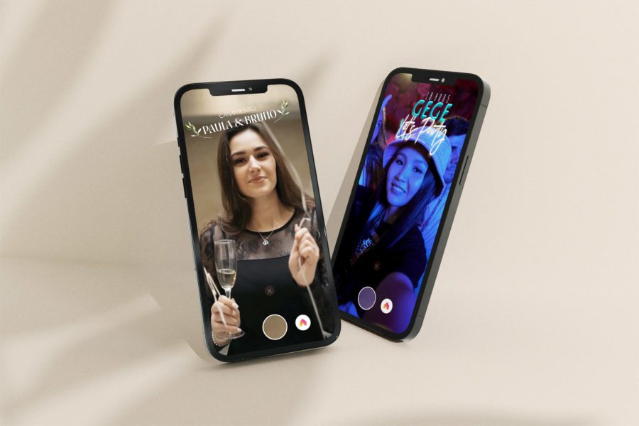 Filtro de casamento personalizado para Instagram